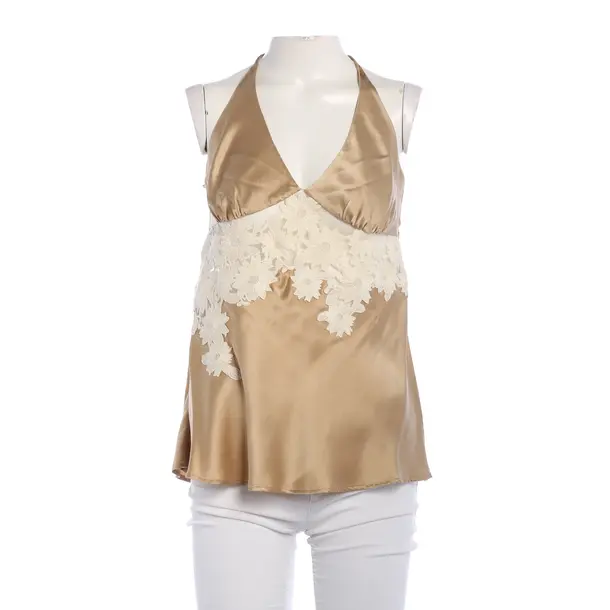 Top, in Braun, Seide, Escada