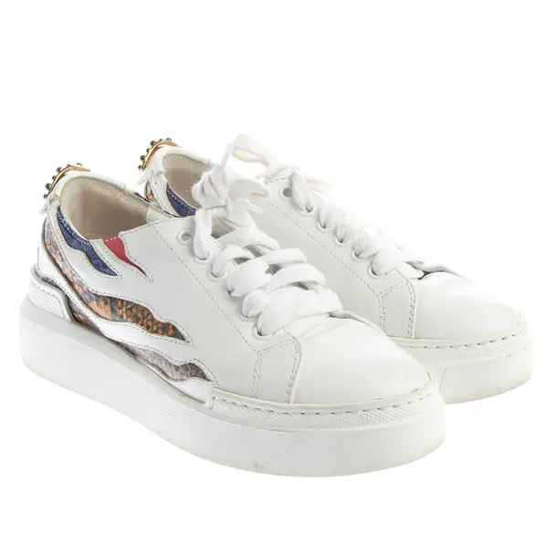 Sneaker, in Weiß, Roberto Cavalli