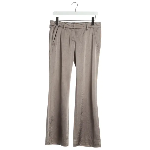 Pants, in Gray, Silk, Prada