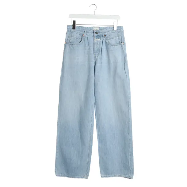 Straight Fit Jeans, in Blue, Cotton, Closed