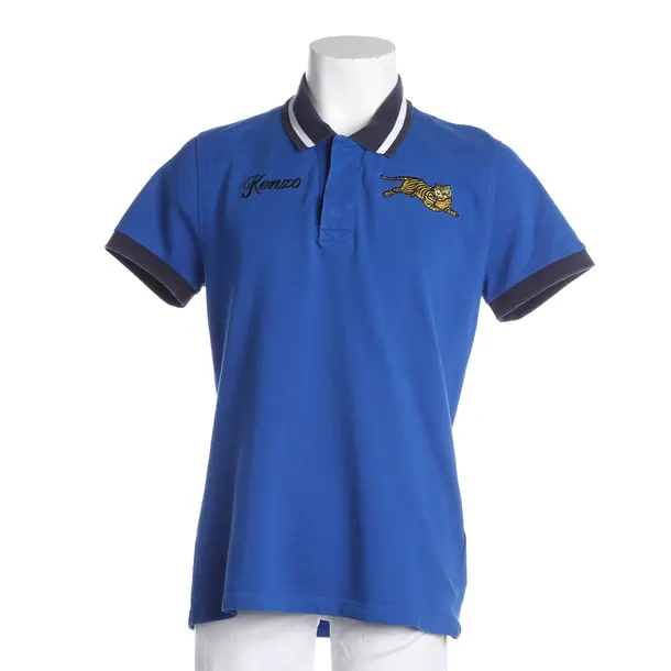 Poloshirt, in Blau, Baumwolle, Kenzo