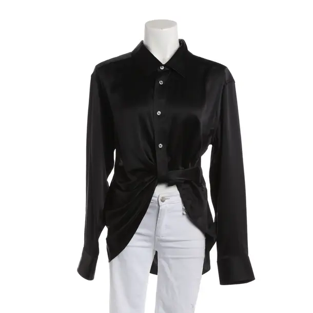 Bluse, in Schwarz, Seide, Alexander Wang