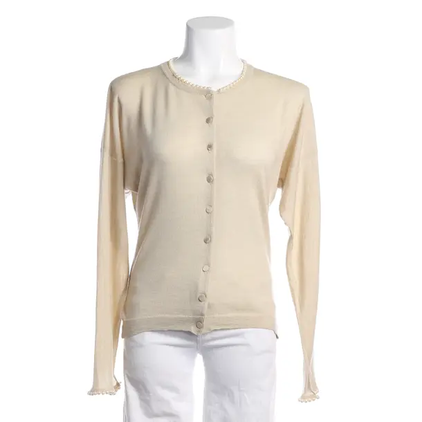 Cardigan, in Beige, Wool, Jean Paul Gaultier