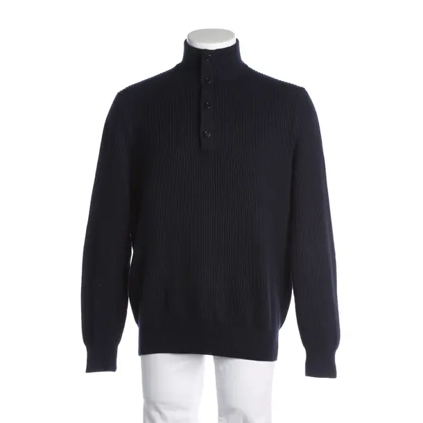 Pullover, in Navy, Kaschmir, Loro Piana