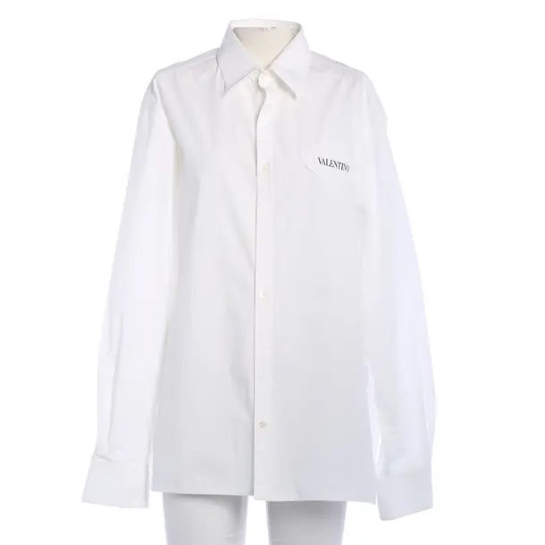 Bluse, in Weiß, Baumwolle, Valentino