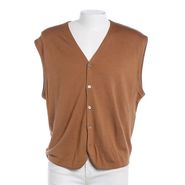 Vest, in Brown, Wool, Zegna