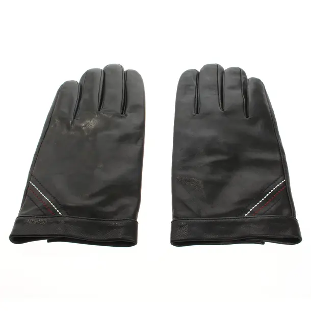 Leather Gloves, in Black, Leather, Tommy Hilfiger
