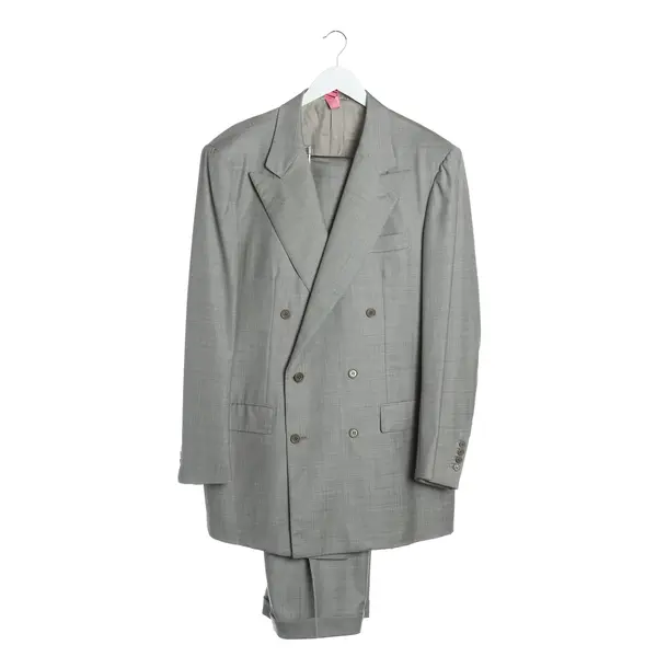 Anzug, in Hellgrau, Wolle, Kiton