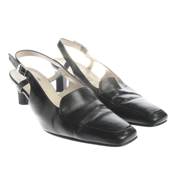 Slingbacks, in Black, Högl