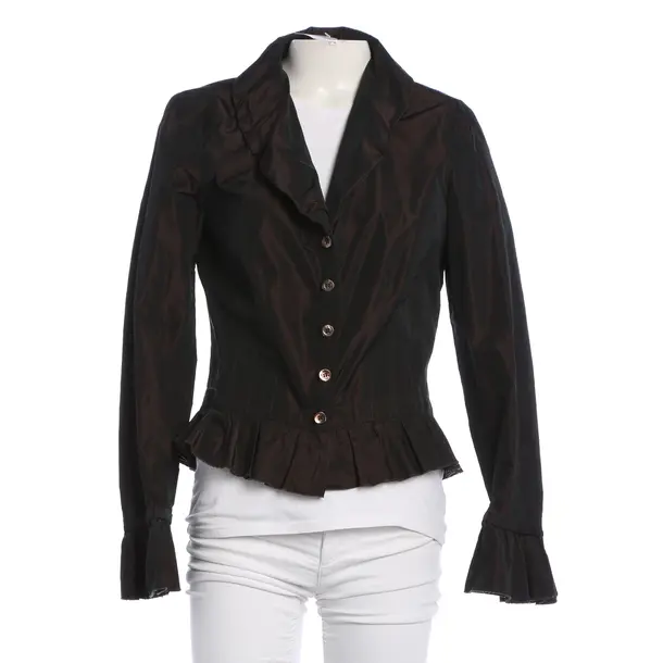 Bluse, in Dunkelbraun, Polyester, Peserico