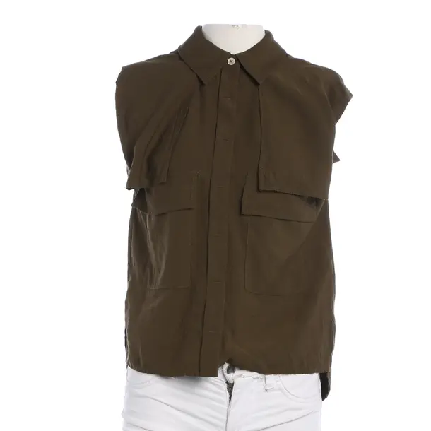 Bluse, in Grün, Viskose, Drykorn