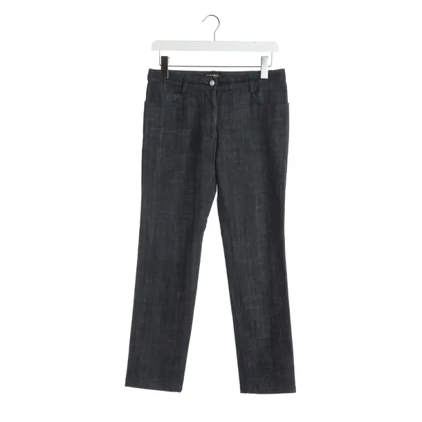 Skinny Jeans, in Navy, Cotton, Chanel