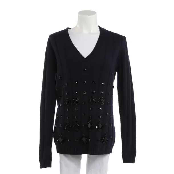 Jumper, in Navy, Wool, Prada
