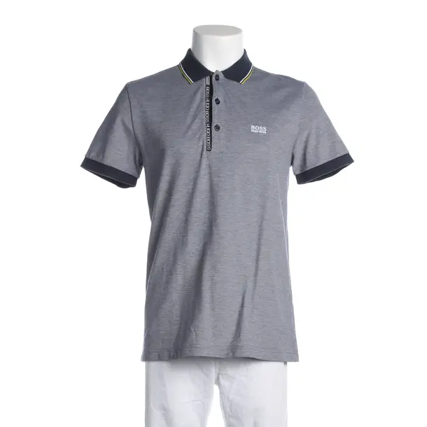 Polo Shirt, in Gray, Cotton, Hugo Boss Black Label