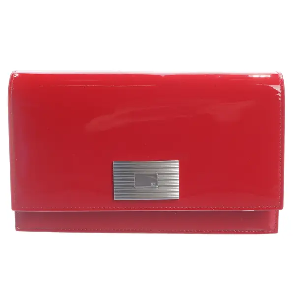 Wallet on Chain, in Neon Rot, Leder, Ralph Lauren Black Label