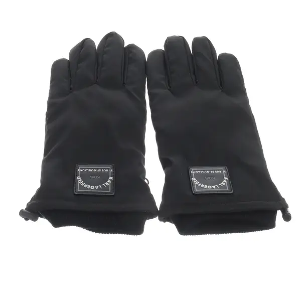 Handschuhe, in Schwarz, Polyester, Karl Lagerfeld
