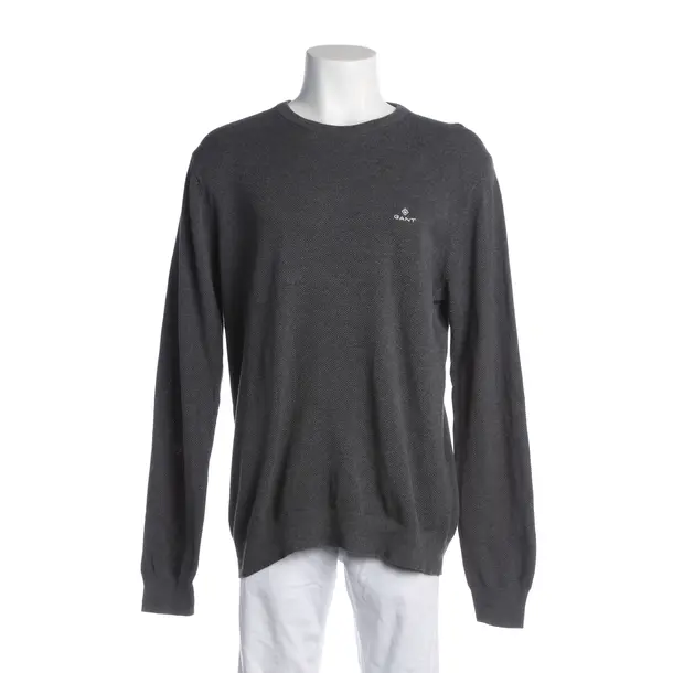 Pullover, in Grau, Baumwolle, Gant