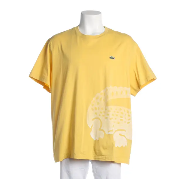 T-Shirt, in Yellow, Cotton, Lacoste