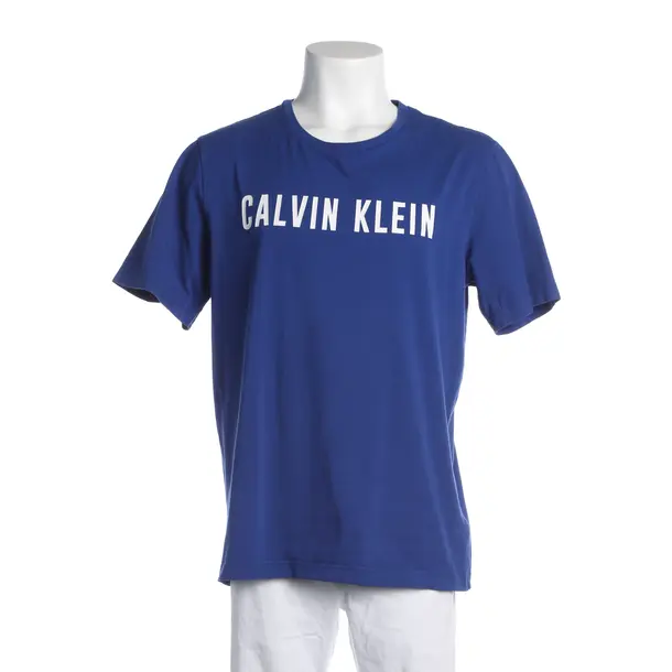 T-Shirt, in Blau, Baumwolle, Calvin Klein