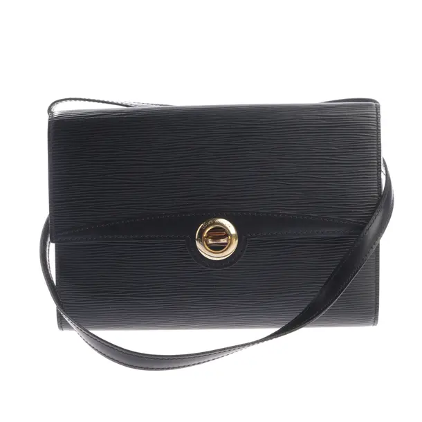 Schultertasche, in Schwarz, Leder, Louis Vuitton