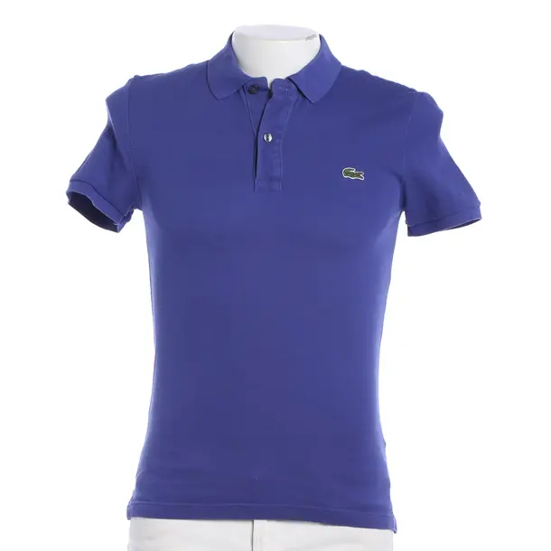 Poloshirt, in Blau, Baumwolle, Lacoste