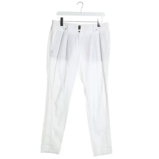 Pants, in White, Cotton, Marc Cain Sports