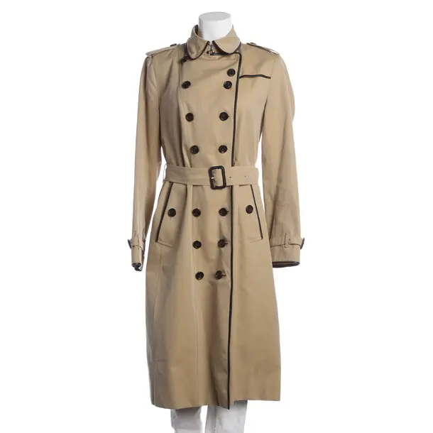 Mid-Season Coat, in Beige, Cotton, Burberry