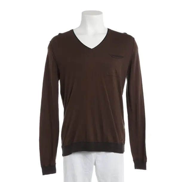 Jumper, in Brown, Cotton, Hugo Boss Orange