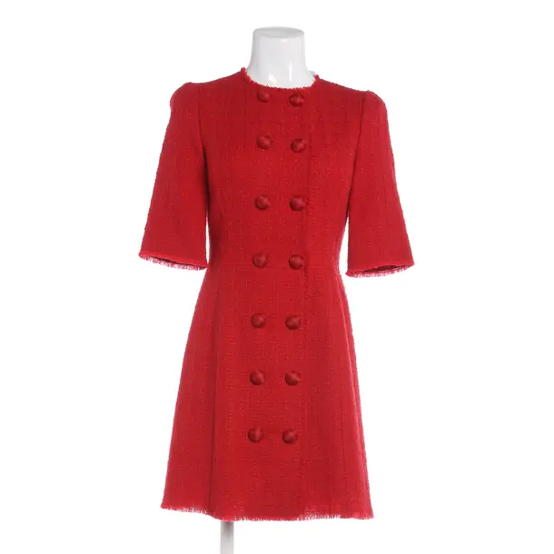 Dress, in Red, Wool, Dolce & Gabbana