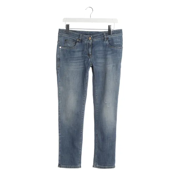 Jeans Slim Fit, in Blau, Baumwolle, Brunello Cucinelli