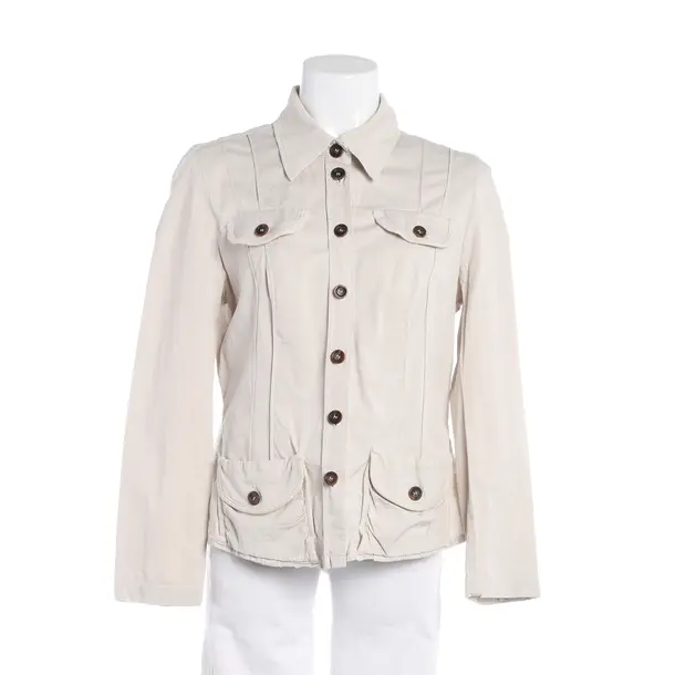 Summer Jacket, in Beige, Cotton, Marc Cain