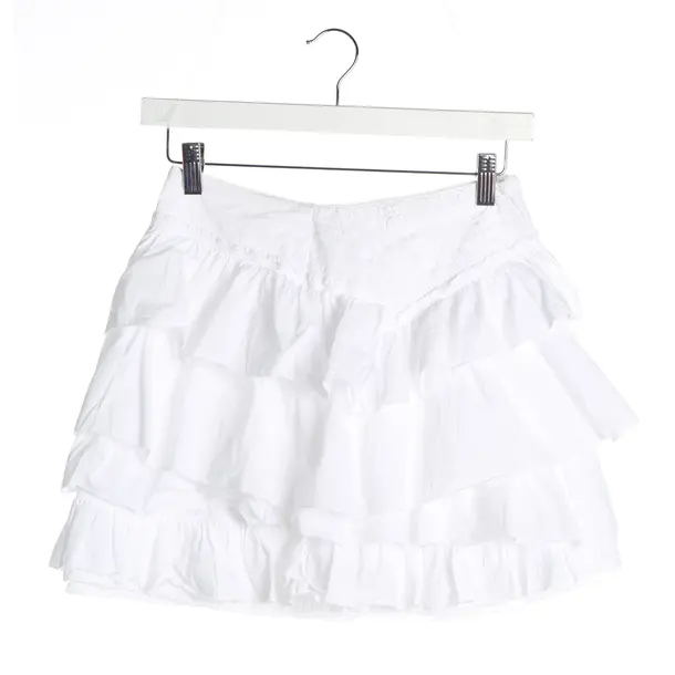 Skirt, in White, Cotton, Marc Cain