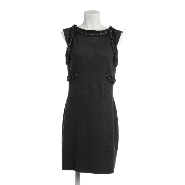 Kleid, in Grau, Kaschmir, Chanel