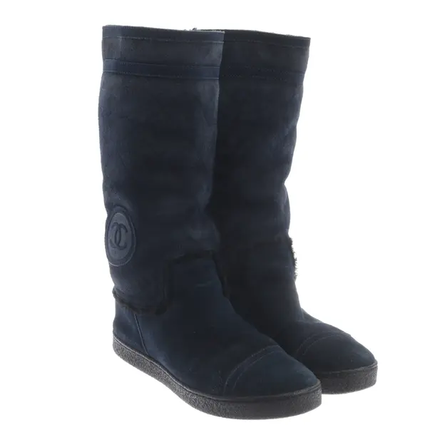 Winterboots, in Navy, Chanel