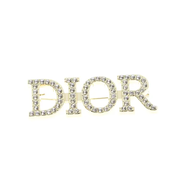 Brosche, in Gold, Metall (metallisch, metallisiert), Dior