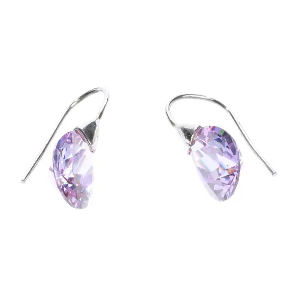 Ohrringe, in Silber, 925er Sterling Silber, Swarovski