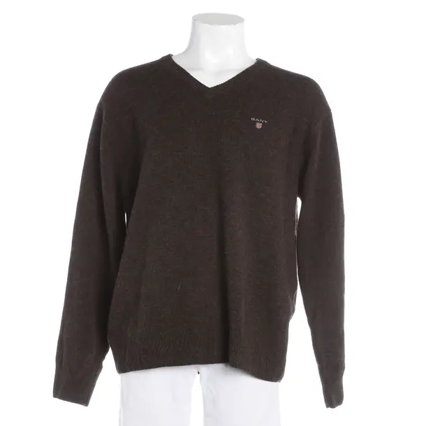 Pullover, in Dunkelbraun, Wolle, Gant