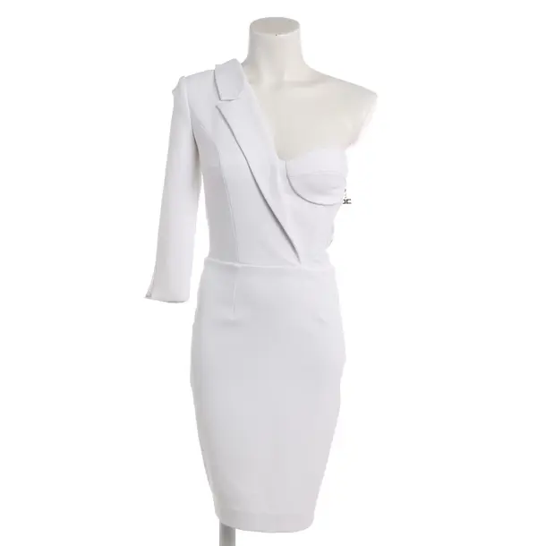 Cocktailkleid, in Weiß, Polyester, Elisabetta Franchi