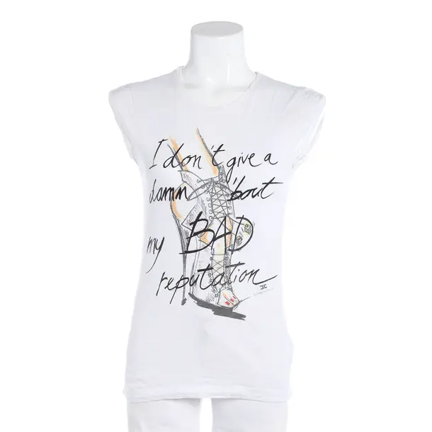 Camicia, in Bianco, Cotone, Elisabetta Franchi