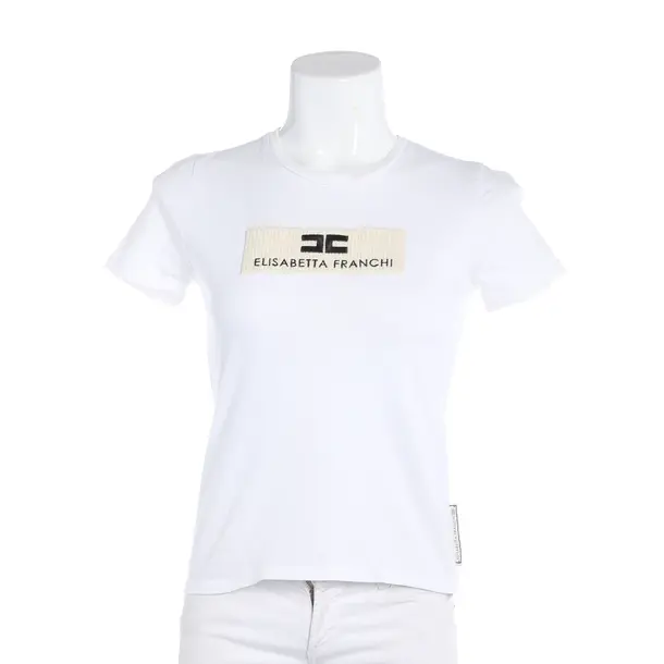 Shirt, in Weiß, Baumwolle, Elisabetta Franchi