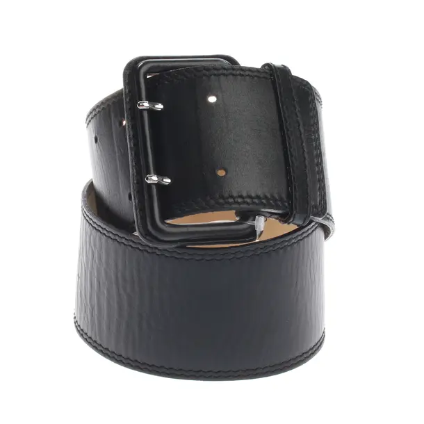 Belt, in Black, Leather, Strenesse
