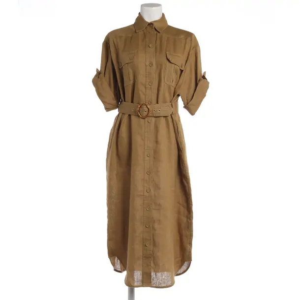 Dress, in Olive Green, Linen, Zimmermann
