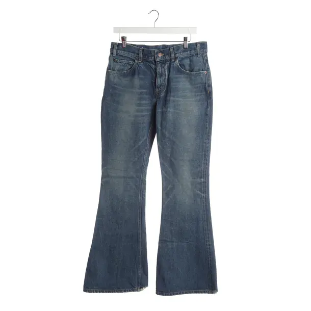 Flared Jeans, in Blue, Cotton, Céline