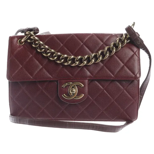 Umhängetasche, in Bordeaux, Leder, Chanel