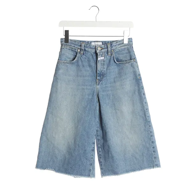 Bermuda, in Blau, Baumwolle, Closed