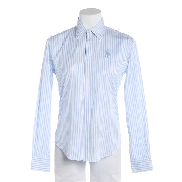 Blouse, in Light Blue, Cotton, Lauren Ralph Lauren