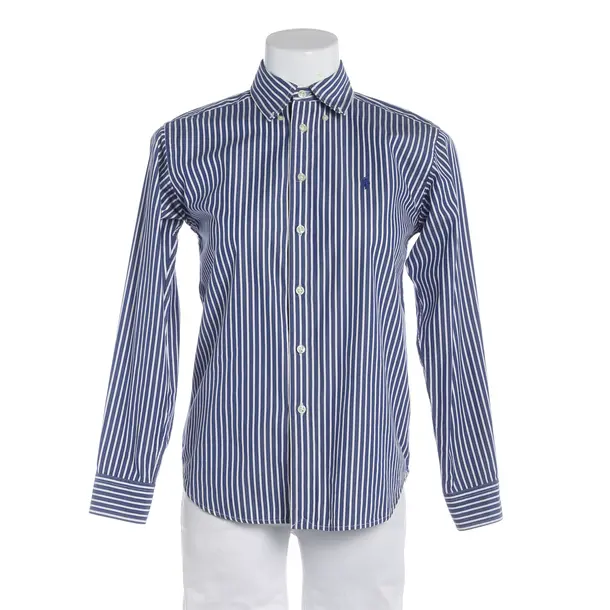 Blouse, in Blue, Cotton, Lauren Ralph Lauren