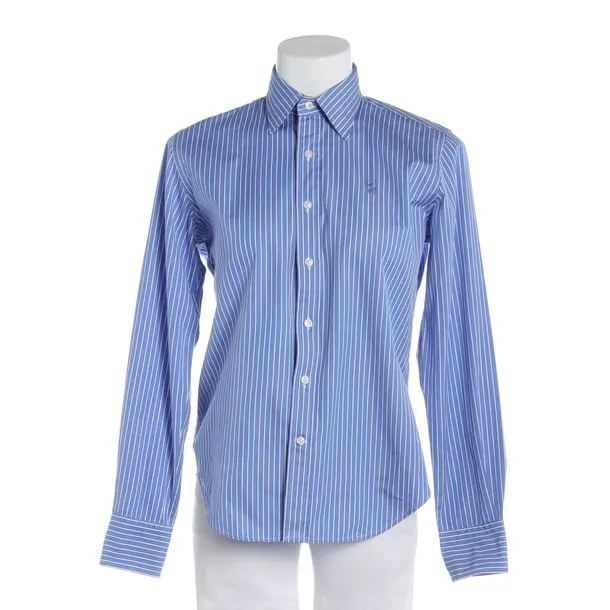 Bluse, in Blau, Baumwolle, Lauren Ralph Lauren