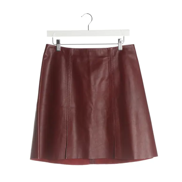 Skirt, in Bordeaux, Leather, Acne Studios
