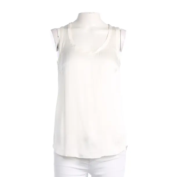 Top, in Cream, Silk, Brunello Cucinelli